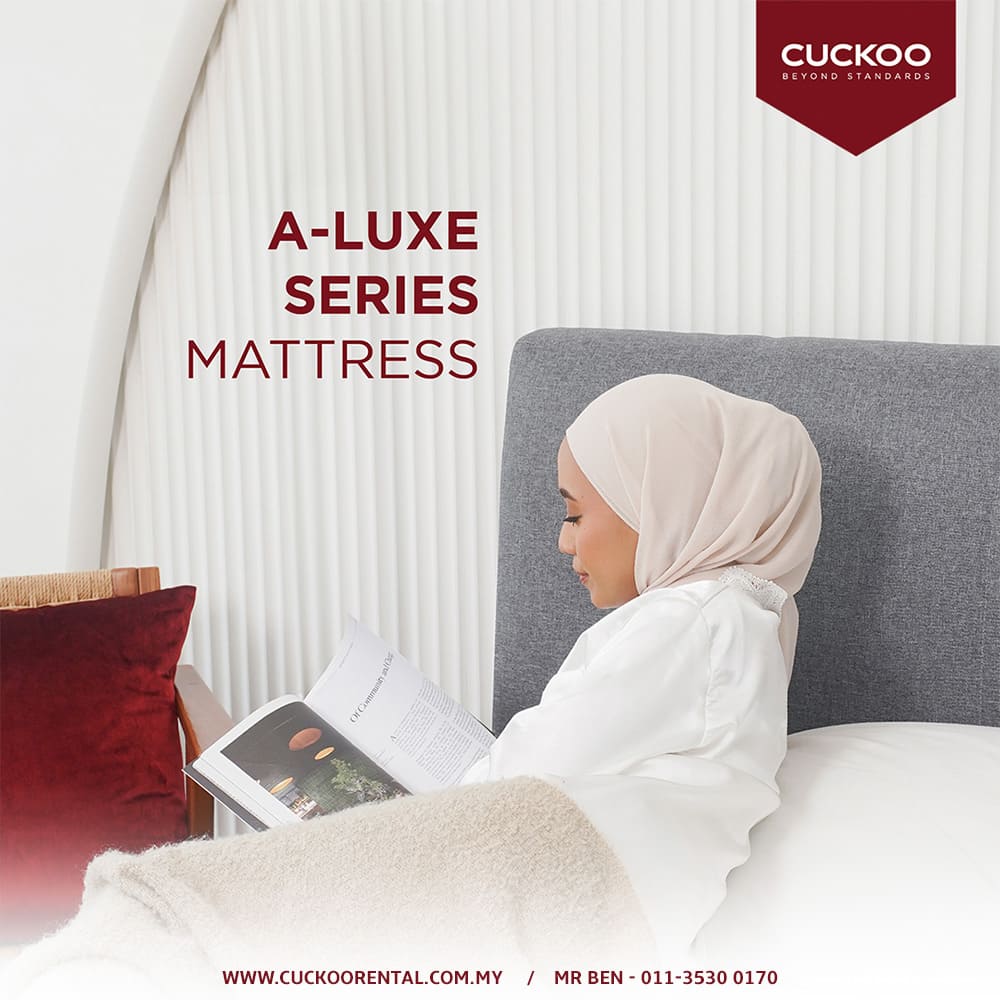 Cuckoo A-Luxe Series queen size natural latex mattress Malaysia