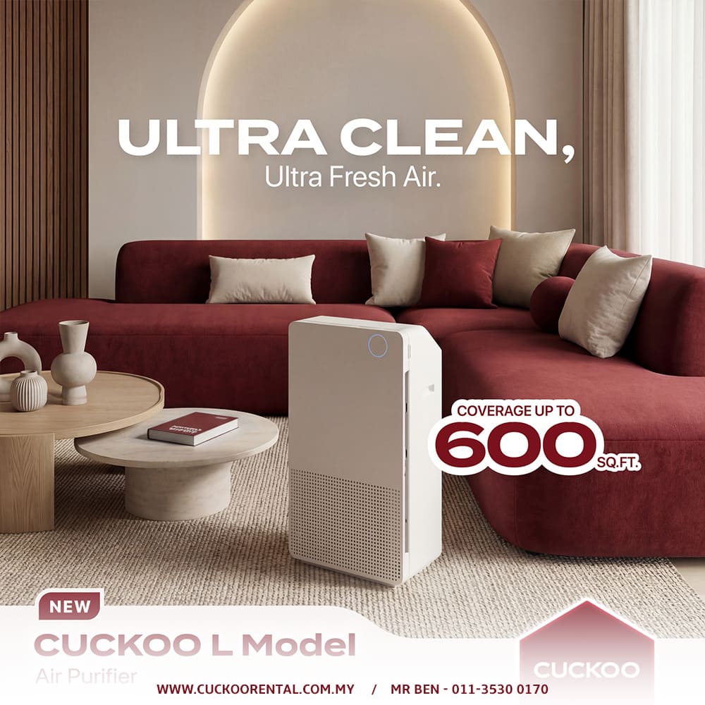 Cuckoo L Model air purifier in Malaysia