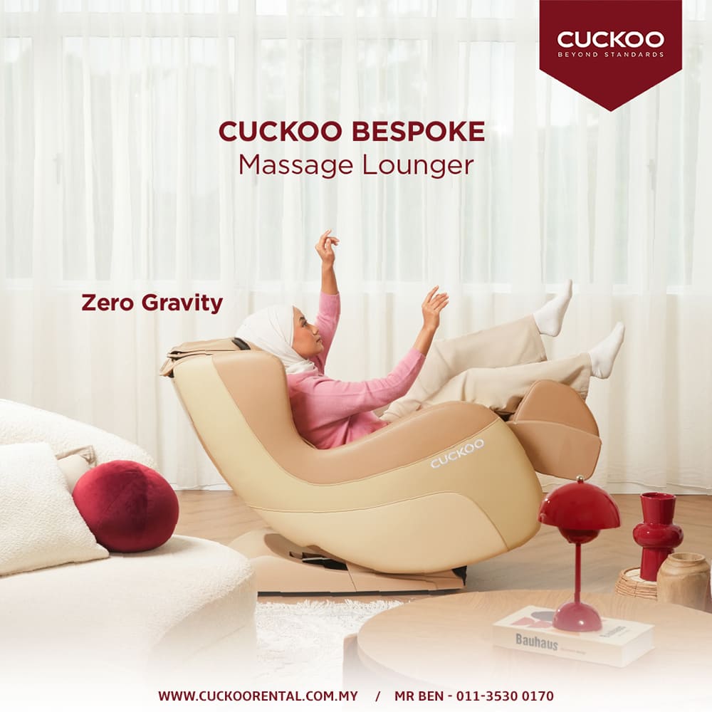 CUCKOO massage lounger zero gravity massage chair mode